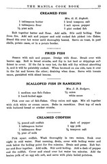 1919 The Manila Cook Book 184 Pages