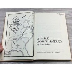 A Walk Across America By Peter Jenkins Hardcover Vintage 1979