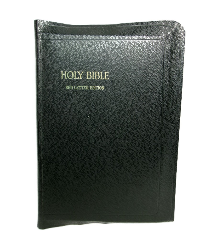 1940’s-50’s Vintage Bible, Red Letter Edition, King James, Very Good – – (S)