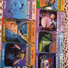 R.L. Stine Goosebumps Lot of 7 Paperback Horror Kids Novels Monsters Ghosts 1994