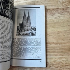 Germany Travellers’ Guide 1930s Vintage Travel Map Darmstädter Bank