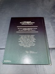 Monster Manual II AD&D #2016 Advanced Dungeons and Dragons 1983 TSR Hardcover