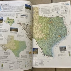 DK World Atlas Millennium Edition Large Hardcover Book, 18″× 11″× 1.5″ VERY GOOD