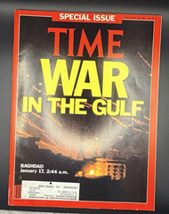 Time Magazine, War, Gulf, Special Issue Baghdad, January 28, 1991, Hussein