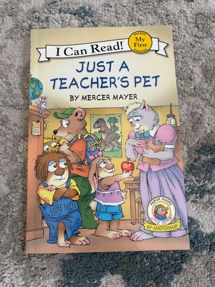 MY FIRST: I CAN READ! MERCER MAYER LITTLE CRITTER BOOK Author signed copy