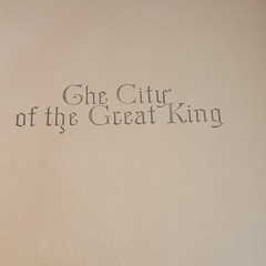 1926 The City of the Great King Holy Land Dean Cornwell 1st Ed Illustrated