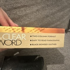 The Clear Word Pocket Edition Black Bonded Leather By Jack Blanco