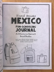 TRAVEL DREAMS MEXICO ~ BROWN + ~ 2024 ~ SOCIAL STUDIES ~ FUN-SCHOOLING JOURNAL