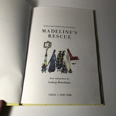 Madeline’s Rescue by Ludwig Bemelmans Caldecott Award (1981 Hardcover VERY GOOD)