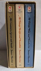 JAMES HERRIOT: All Three Lovable Bestsellers. Boxed Set Appr. 7″ x 4.5″ x 3.25″