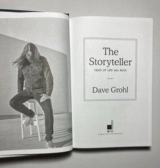 DAVE GROHL “The Storyteller” 2021 HARDCOVER First Edition 7th Print NIRVANA FOO
