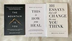 Brianna Wiest 3 book set : Mountain is you + 101 essay + this is how you heal PB