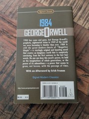 Vintage 1984 by George Orwell Signet Classic Paperback Book