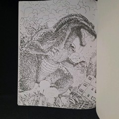 Godzilla: The Official Coloring Book Paperback Titan Books 62 Pictures 31 Pages