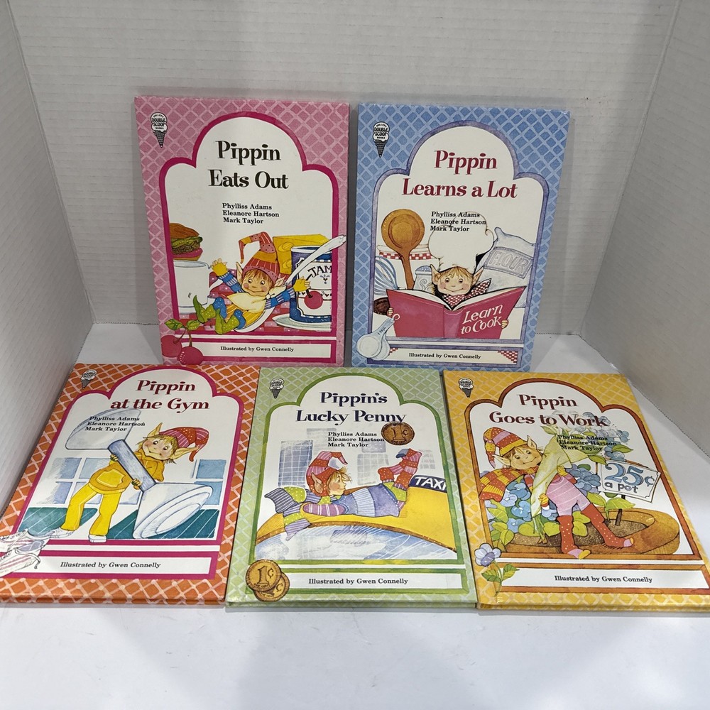 Adventures Of Pippin-Lot Of 5 Hardcover Children’s Books -Adams Hartson Taylor