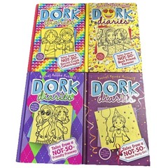 Rachel Renee Russell Lot Of 4 Dork Diaries – In Very Good Condition