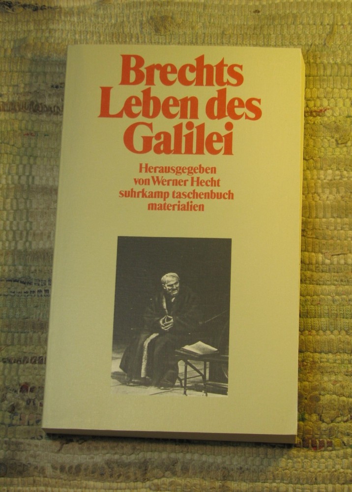 BRECHTS LEBEN DES GALILEI von Werner Hecht 2001 German Suhrkamp Taschenbuch PB