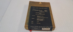 Cambridge Cameo Bible 75X w/ Box French Morocco Leather marbled crimson