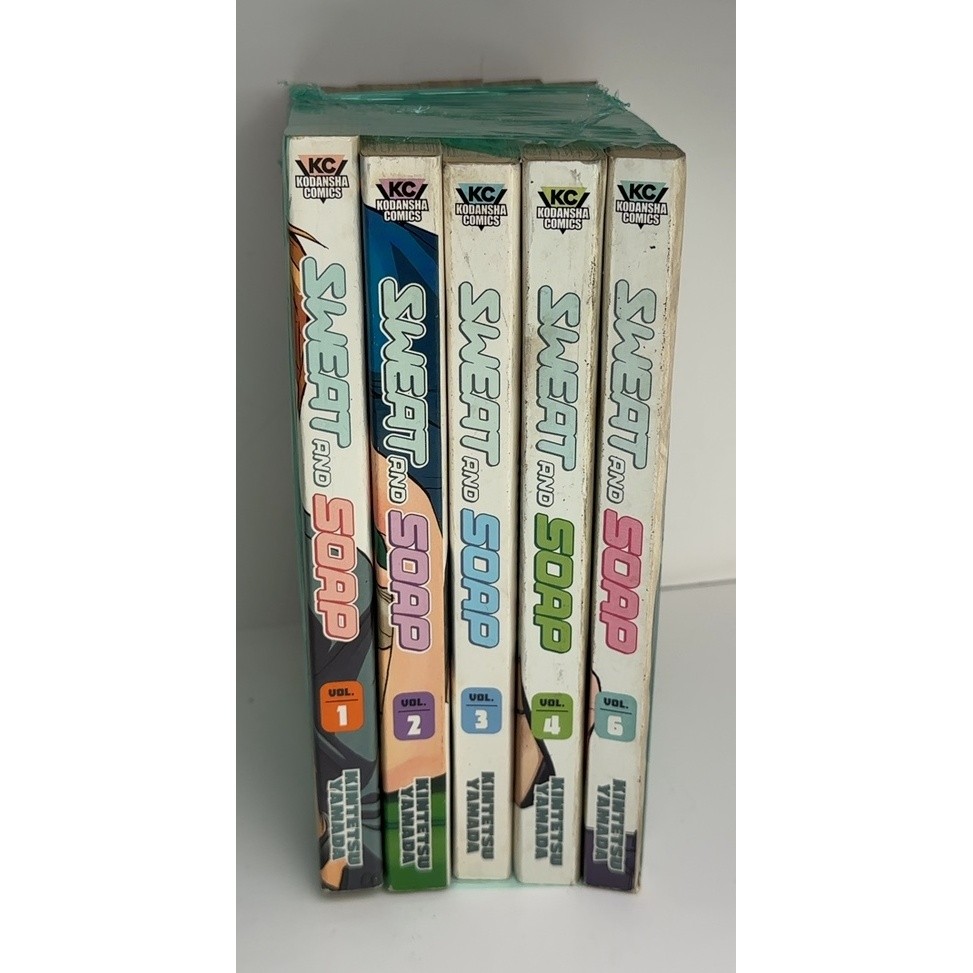 Sweat and Soap Manga Volumes 1-4 & 6 Set