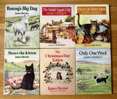 Lot 6 JAMES HERRIOT Picture Books Oscar Bonny Woof Christmas Kitten HBDJ EXC