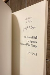 *Signed* 3.6 years of hell in Japanese prisoner of war camps, 1942-1945 Lajzer