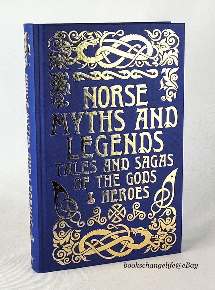 NORSE MYTHS AND LEGENDS Deluxe Hardcover Edition with Painted Edges *New*