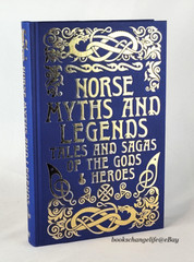 NORSE MYTHS AND LEGENDS Deluxe Hardcover Edition with Painted Edges *New*