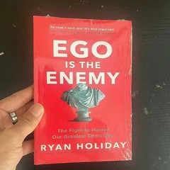 EGO IS THE ENEMY By Ryan Holiday Paperback Novel #1 New York Times Bestseller Bo