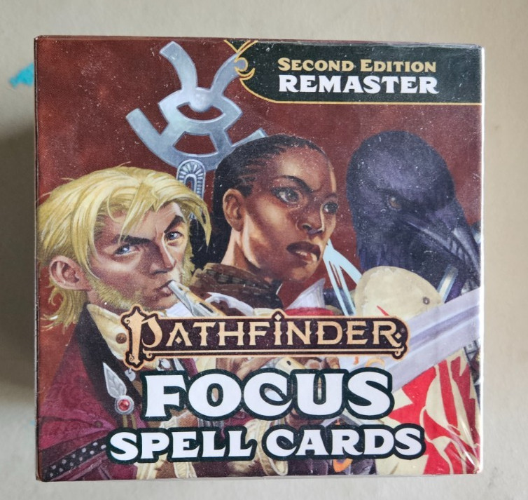Pathfinder 2nd Edition Remaster: Focus Spell Cards – NEW SEALED