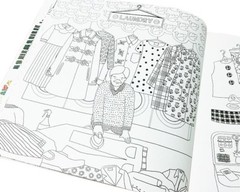 ‘Around My Town’ Color Therapy Anti Stress Coloring Books for Adult Relaxation