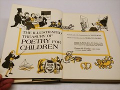 2x Poetry Books For Children HCDJ, Oxford Book & Illustrated Treasury – AS SHOWN