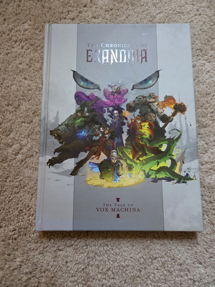 Chronicles Of Exandria Vox Machina I O’Brien Jaffe HB Fantasy Art 2017 1st Ed.
