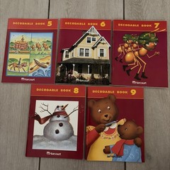 Harcourt Decodable Books Set 5 6 7 8 9 Early Reader Phonics Softcover Lot Learn