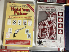 Lot of 22 Poker Books W/ Brunson, Sklansky, Hellmuth, Miller -Clean Great Titles
