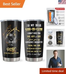 Versatile 20oz Stainless Steel Tumbler for Son-In-Law – Ideal for Home & Travel