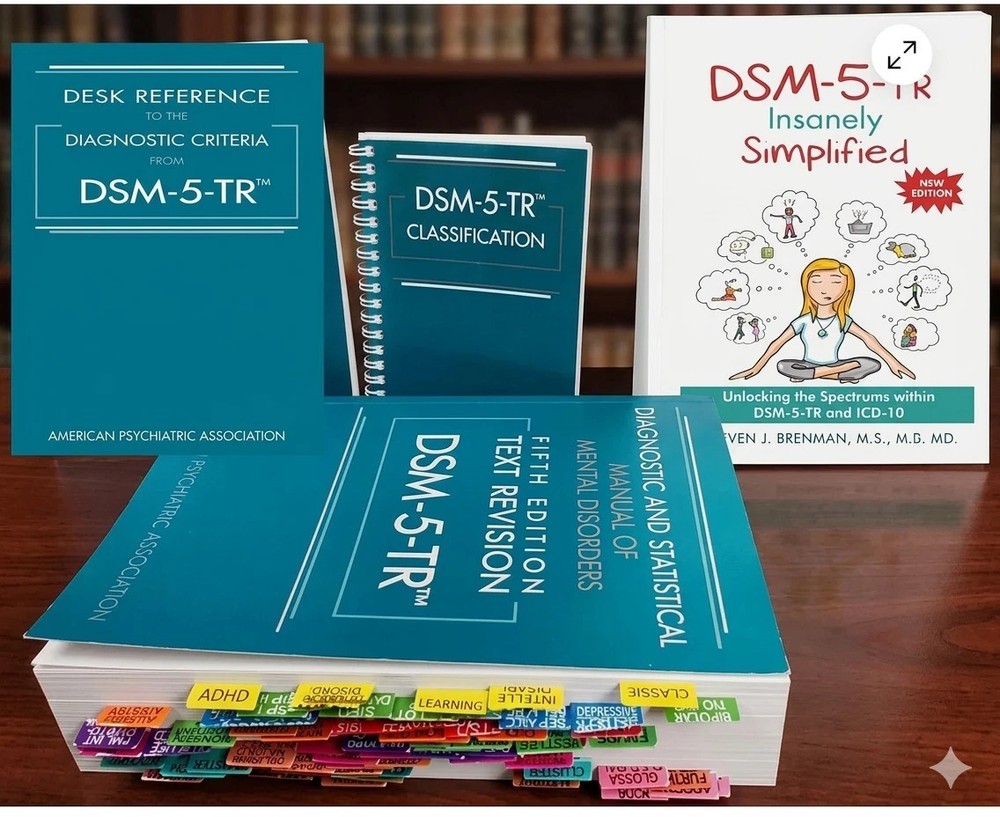 DSM 5 TR+Tab+ Desk Reference (PB) + Classification SP + DSM Simplified PB