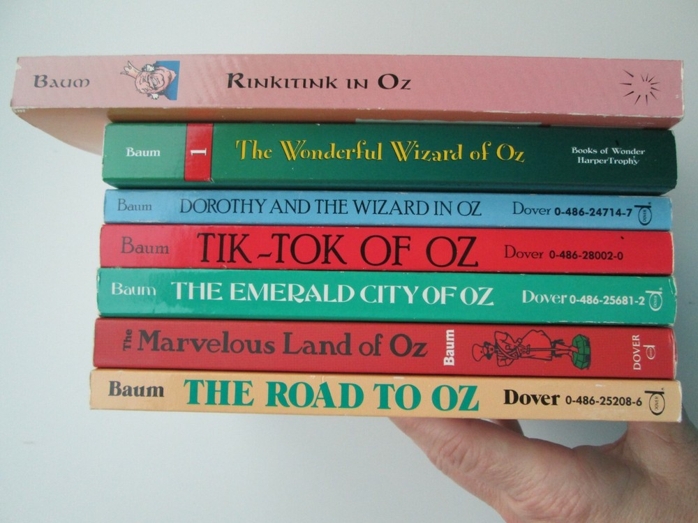 OZ LOT 7~Baum~RINKITINK~WONDERFUL WIZARD~EMERALD CITY~TIK-TOK~DOROTHY~MARVELOUS~