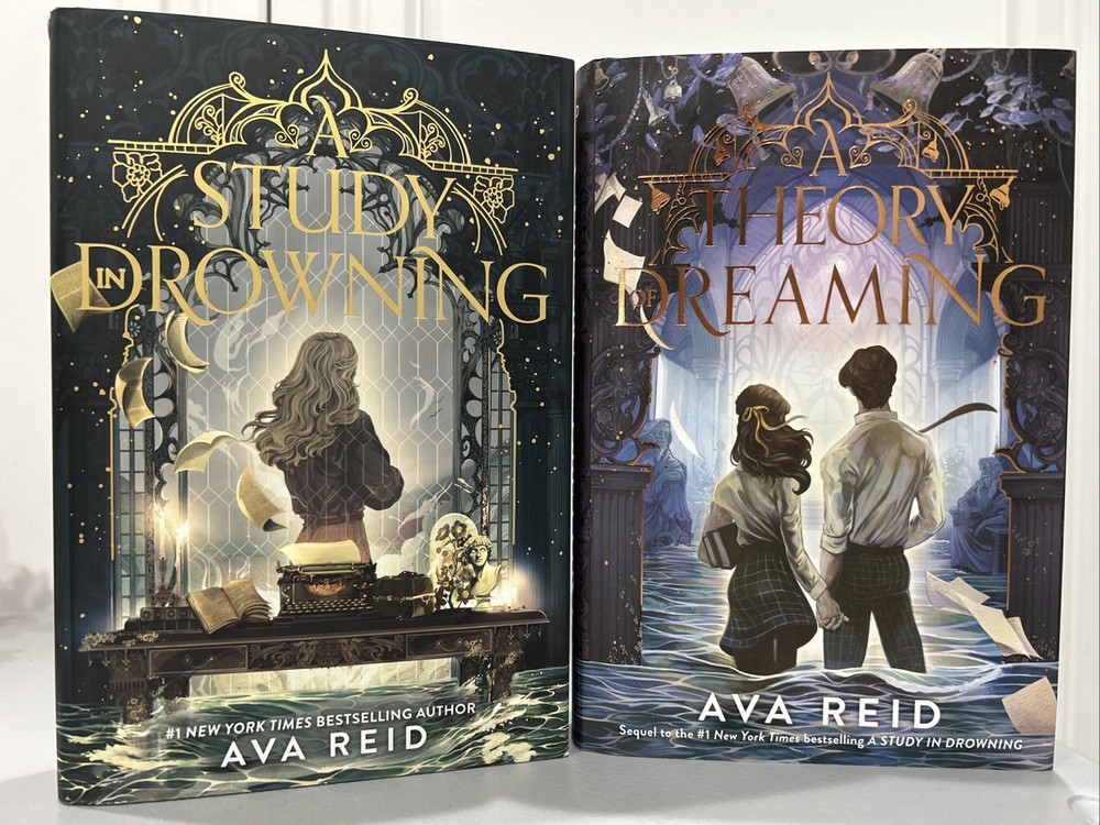 Ava Reid A Study in Drowning & A Theory of Dreaming Hardcover YA Fantasy Set