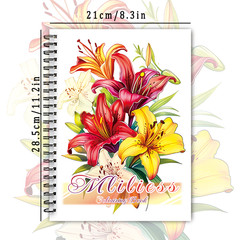 Spiral Coloring book -30 Sheets adult coloring book, 11.3 x 8.3 inches, 100g thi