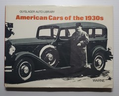 American Cars of the 1930’s Vintage Hardcover w/DJ (1971)