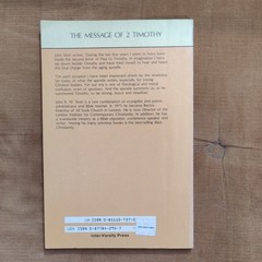 John R. W. Stott The Bible Speaks Today: The Message of 2 Timothy PB 1973 IVP