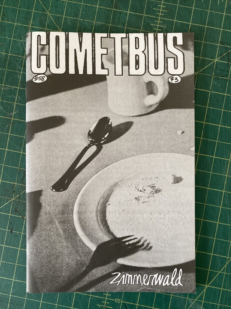 COMETBUS #58 Zimmerwald zine FANZINE perzine SF CA PUNK ROCK 44 pages RTWWC htf