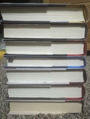 EUC! Book of the Month BOTM (7) Hardcover Novels Fiction Mixed Genres Lot