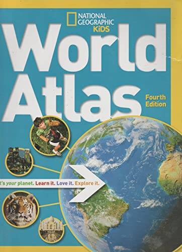 National Geoghraphic Kids World Atlas 4th edition – Paperback – GOOD