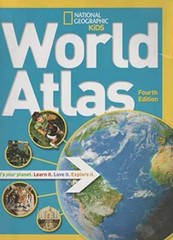 National Geoghraphic Kids World Atlas 4th edition – Paperback – GOOD
