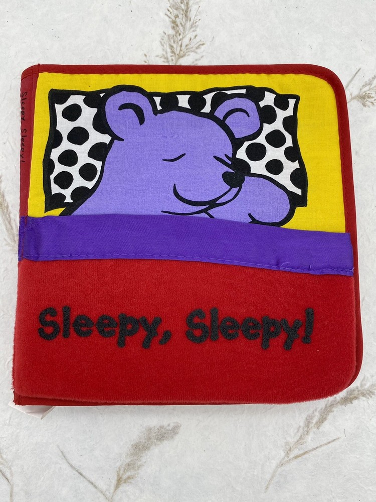 Vintage Sleepy, Sleepy! Baby Soft Book Emily Bolam Rare Hard To Find 1999