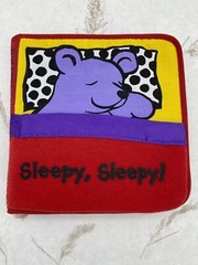 Vintage Sleepy, Sleepy! Baby Soft Book Emily Bolam Rare Hard To Find 1999
