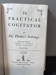 The Practical Cogitator or The Thinker’s Anthology 1953 Revised Edition Vintage
