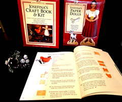 Pleasant Company Josefina Craft Kit w Pastimes Craft Book & SEALED Paper Dolls