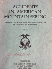 Vintage LOT of 7 Accidents in North American Mountaineering Alpine Club Books